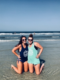 Me visiting my best friend Carly during her off-term in Florida!