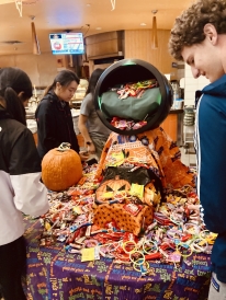 Free candy and Halloween decorations at Foco!
