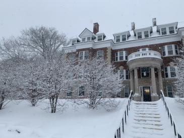Richardson on a snowy day Richardson on a snowy day