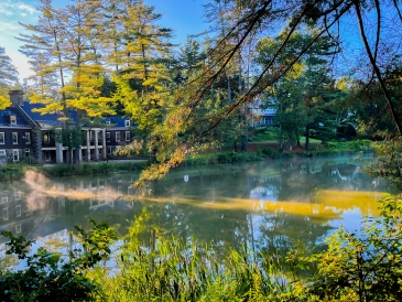 Occom Pond in the morning