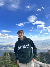 My boyfriend in the Sandra Mountains in New Mexico