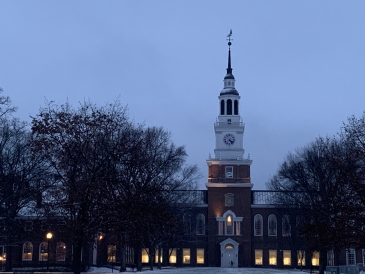 A Snowy Day at Dartmouth!