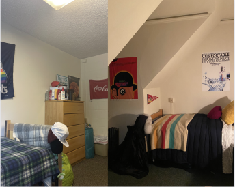 Choates dorm on left and Wheeler dorm on the right