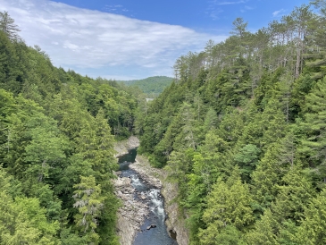 Quechee Gorge in Quechee, VT quechee gorge