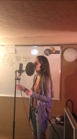 Picture of me recording a version of Gershwin's "Summertime"