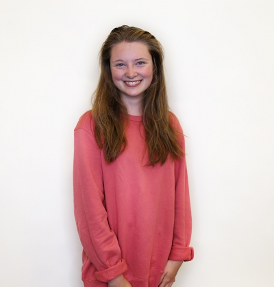 Female student smiling for a portrait