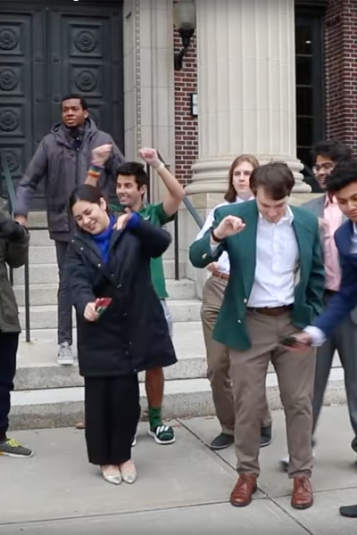 An image from the 2023 Happy video