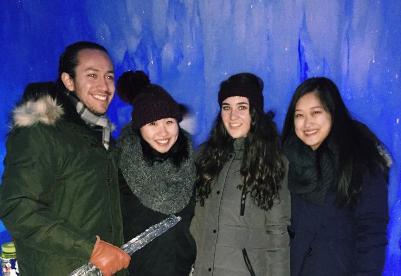 Ice castles in NH