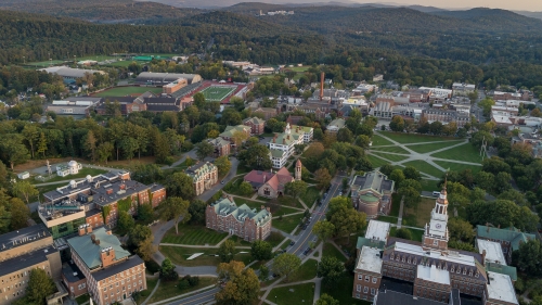 Aerial Shot of Dartmouth Campus