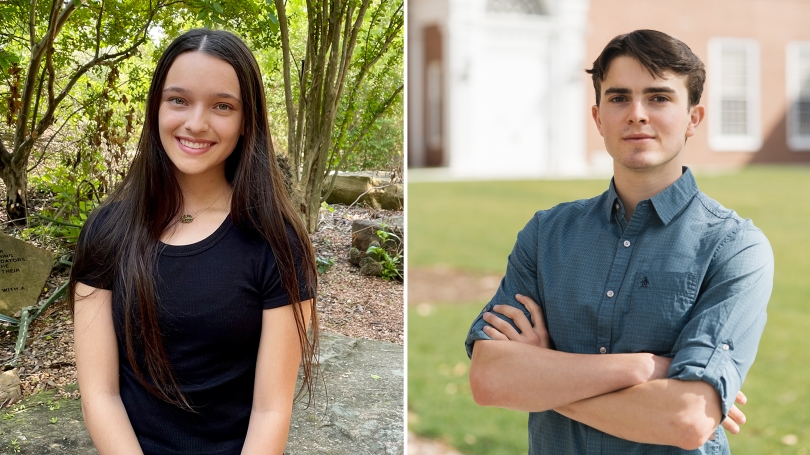 Carolina Guerrero '23 and Ian Stiehl '22 have been named Goldwater Scholars