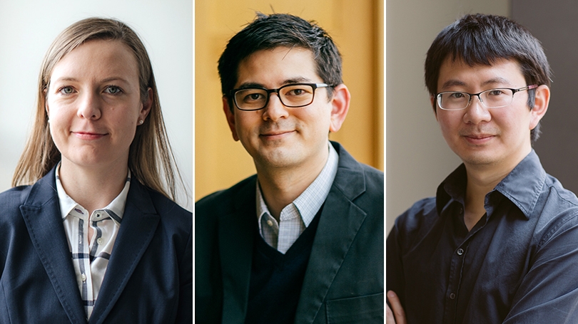 Three award winning faculty. Professors Mirica, Chang, and Ke were honored by associations.