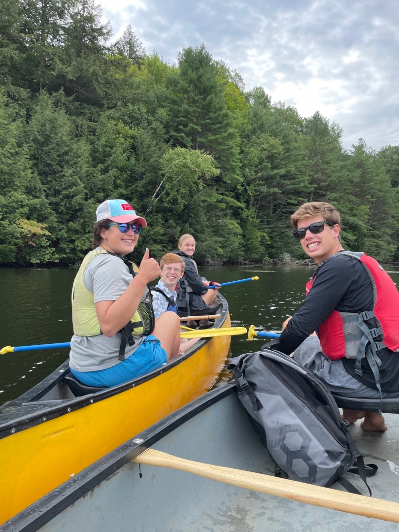 Canoeing on First-Year Trips