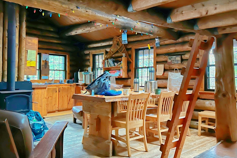 a beautiful cabin owned by Dartmouth College 