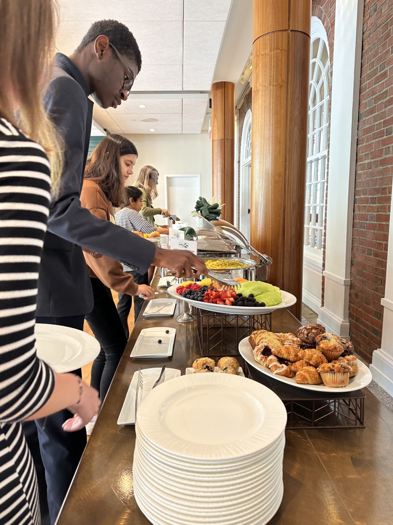 View of Hanover Inn brunch buffet