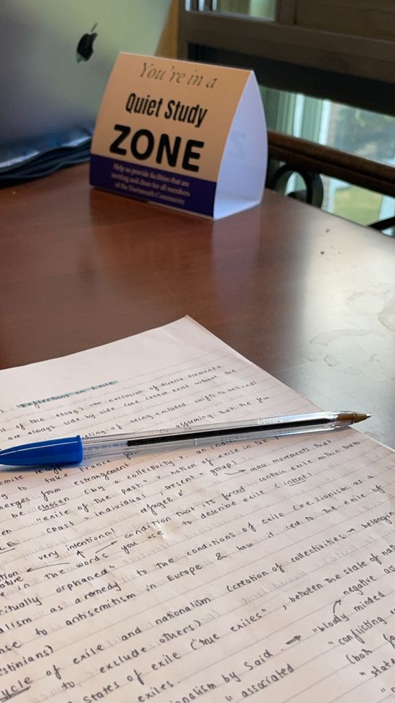 Working at the library Working at the library