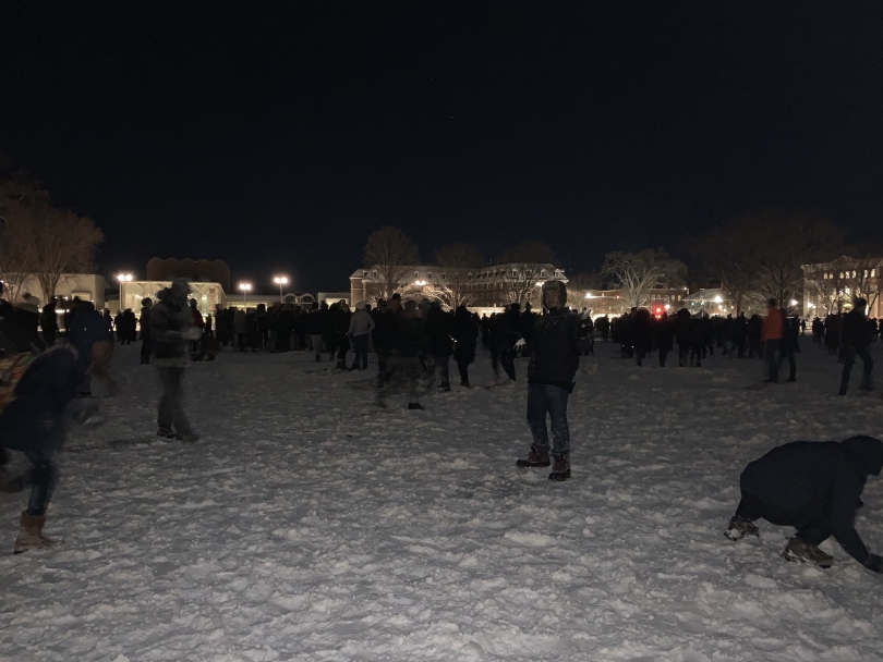 Dartmouth's Snowball Fight