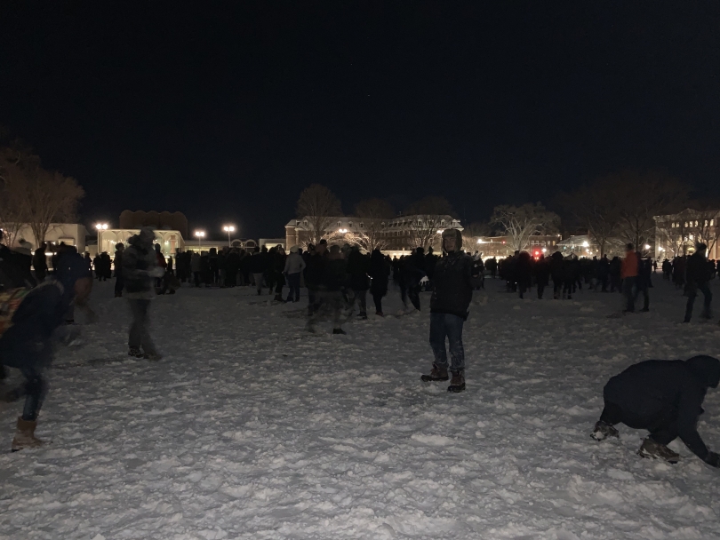 Dartmouth's Snowball Fight