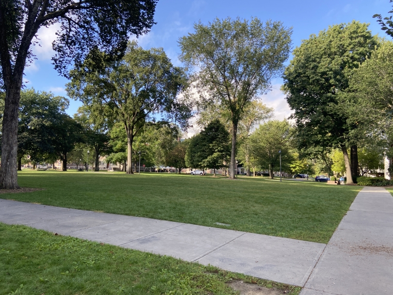 Outside Baker-Berry Library