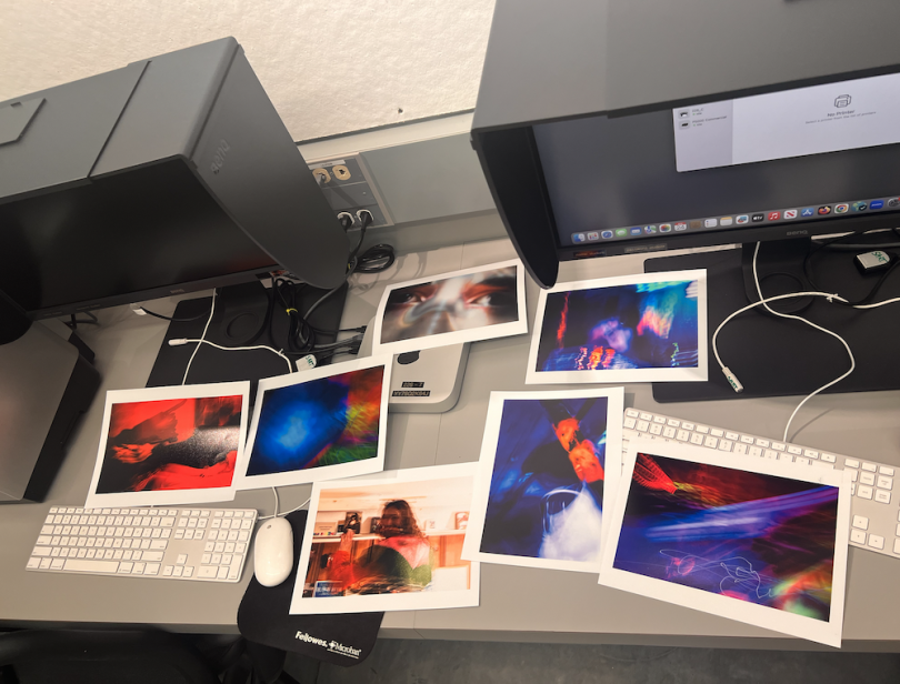 Picture of the Blogger's Prints for their Photography Course.