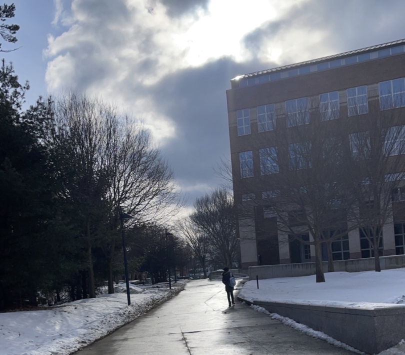 Side of Berry Library