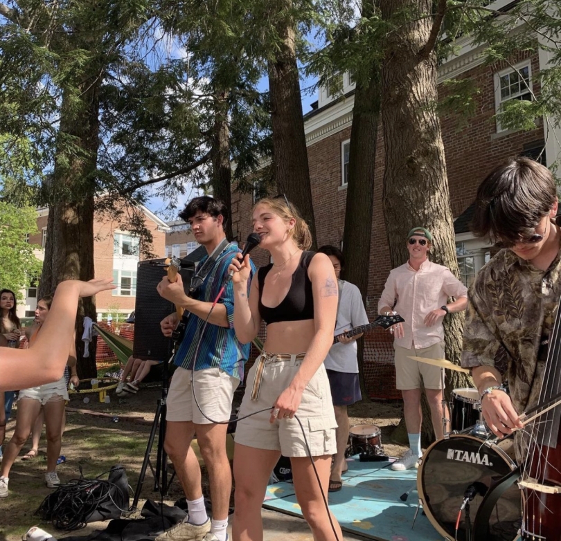 The band, Toad Boat, performing