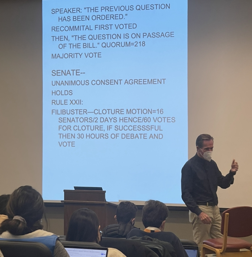 a public policy class at Dartmouth