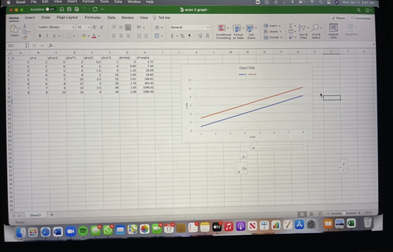 excel spreadsheet