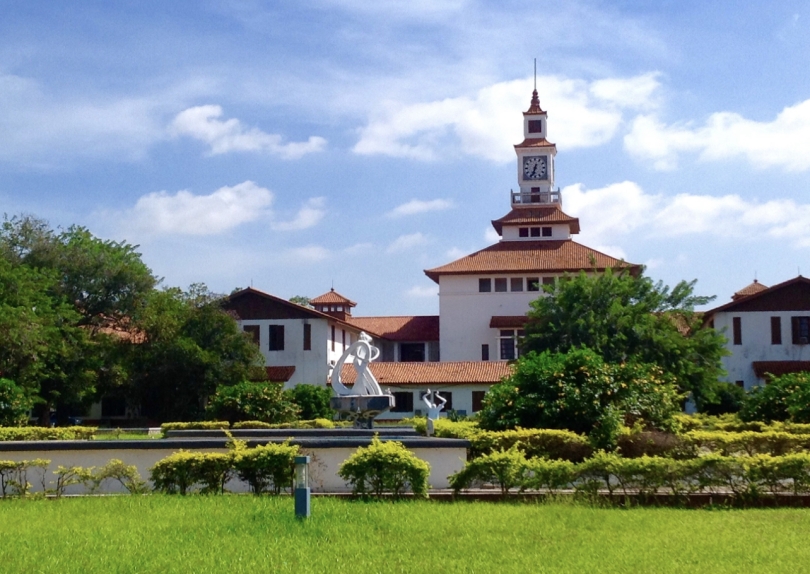 a building at the University of Ghana