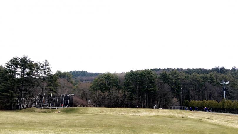 This is the field where we practice throwing! Hammer Field