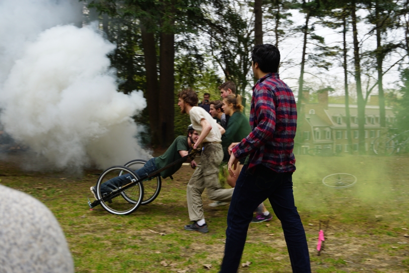 Chariot Race Colored Smoke Chariot Race Colored Smoke