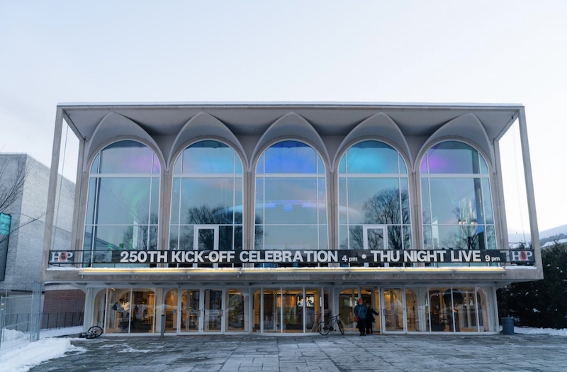 The Hopkins Center for the Arts building at Dartmouth