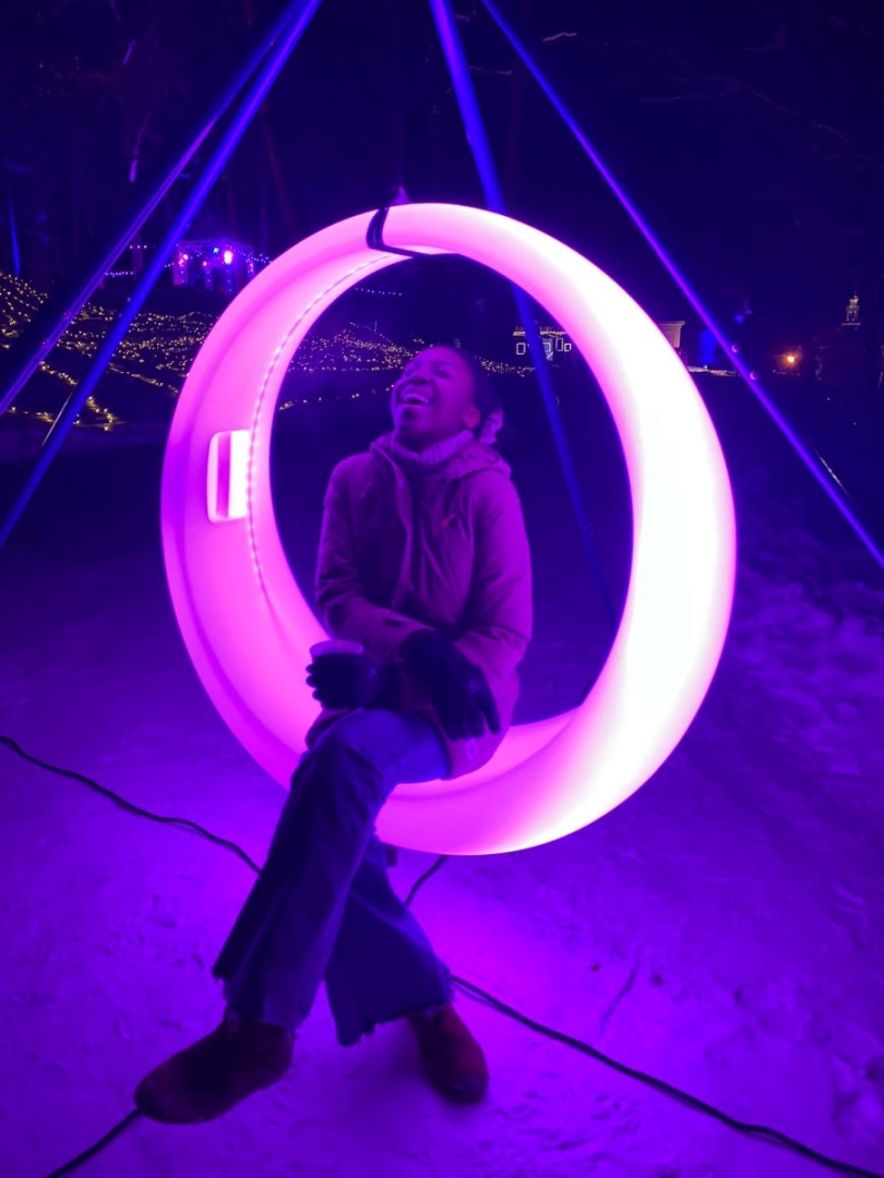BemaLights! A picture of me at BemaLights!