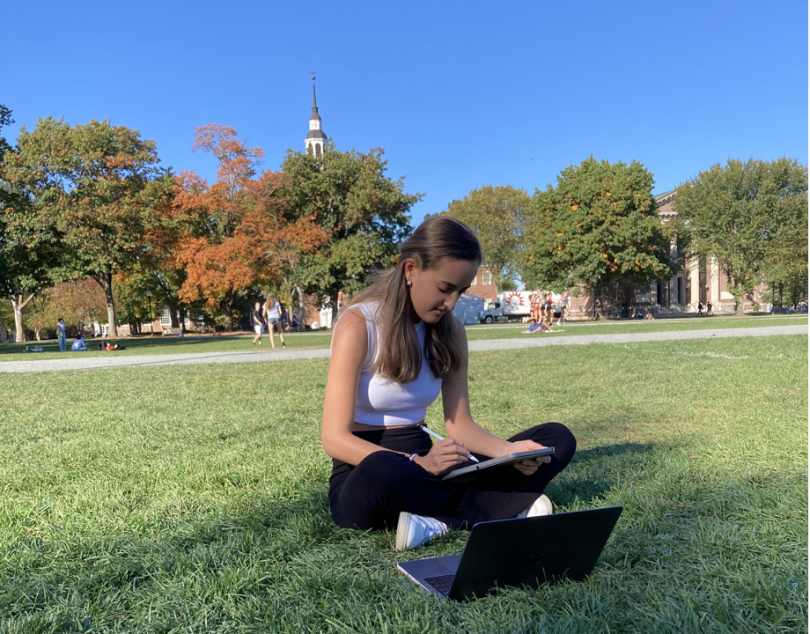 Studying on the Green