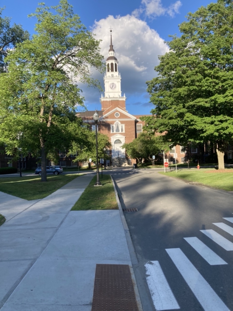 A picture of Baker-Berry Library I took right after my return to Dartmouth