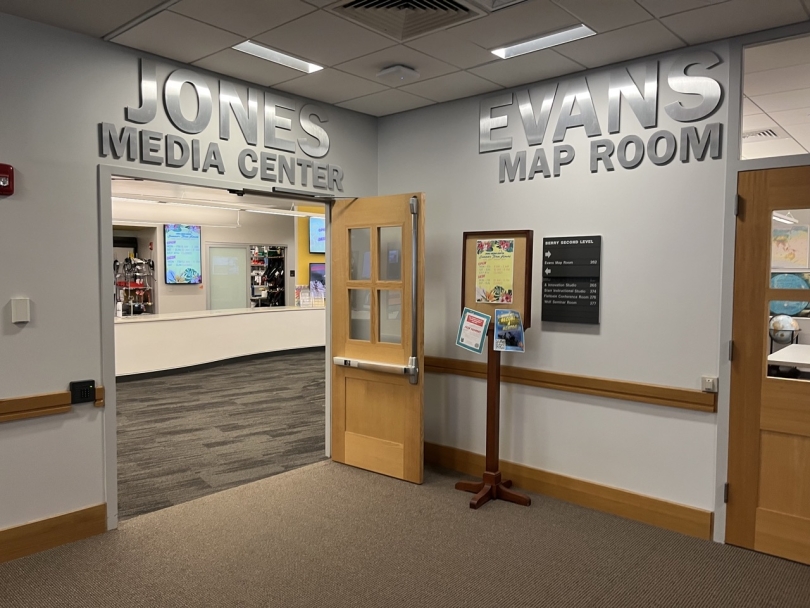 Entrance to Jones Media Center