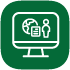 A graphic of the blog on the web