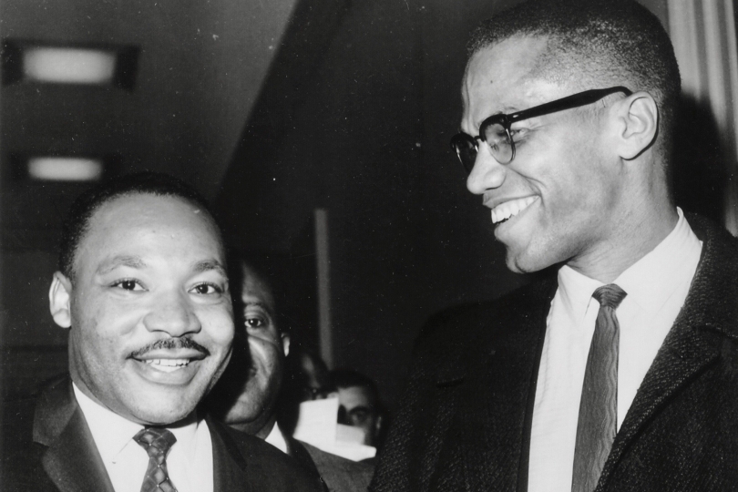 Martin Luther King Jr. and Malcom X