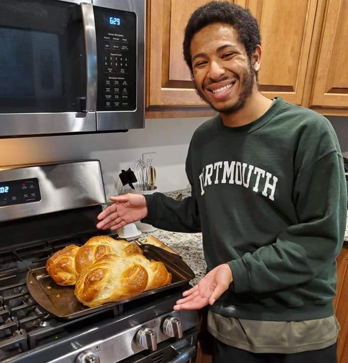 One of my first recipes: challah bread!