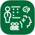 A graphic of academic items