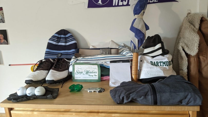 Oh, yes. The entire top of my dresser is dedicated to golf. 