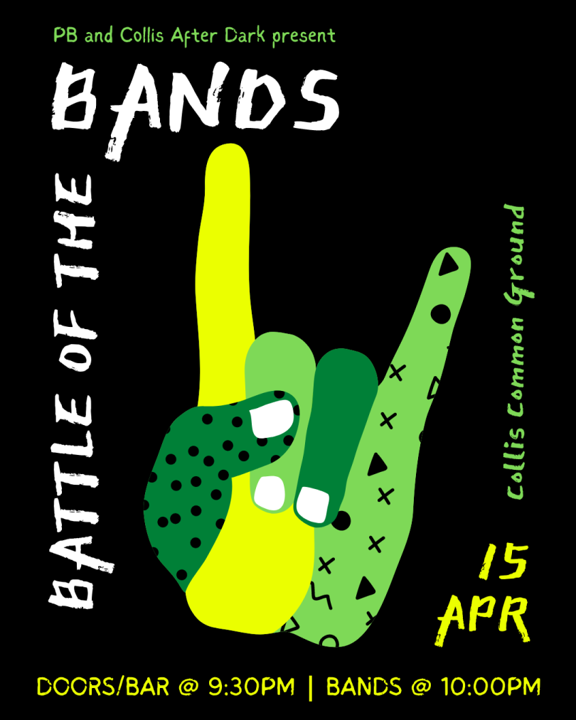 Battle of the Bands is a popular student event hosted by the College