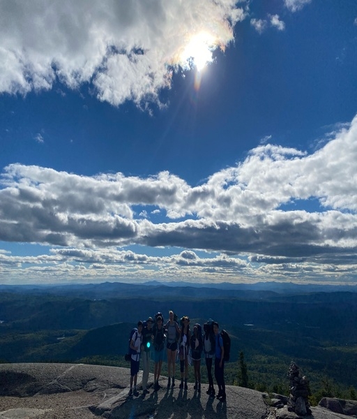 The view from the summit of Mount Cardigan