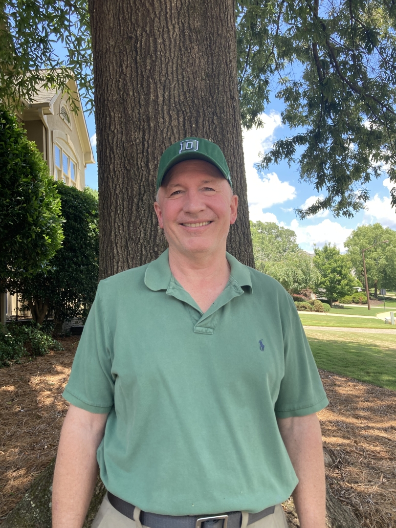 My dad's hat that caught the attention of two alumni