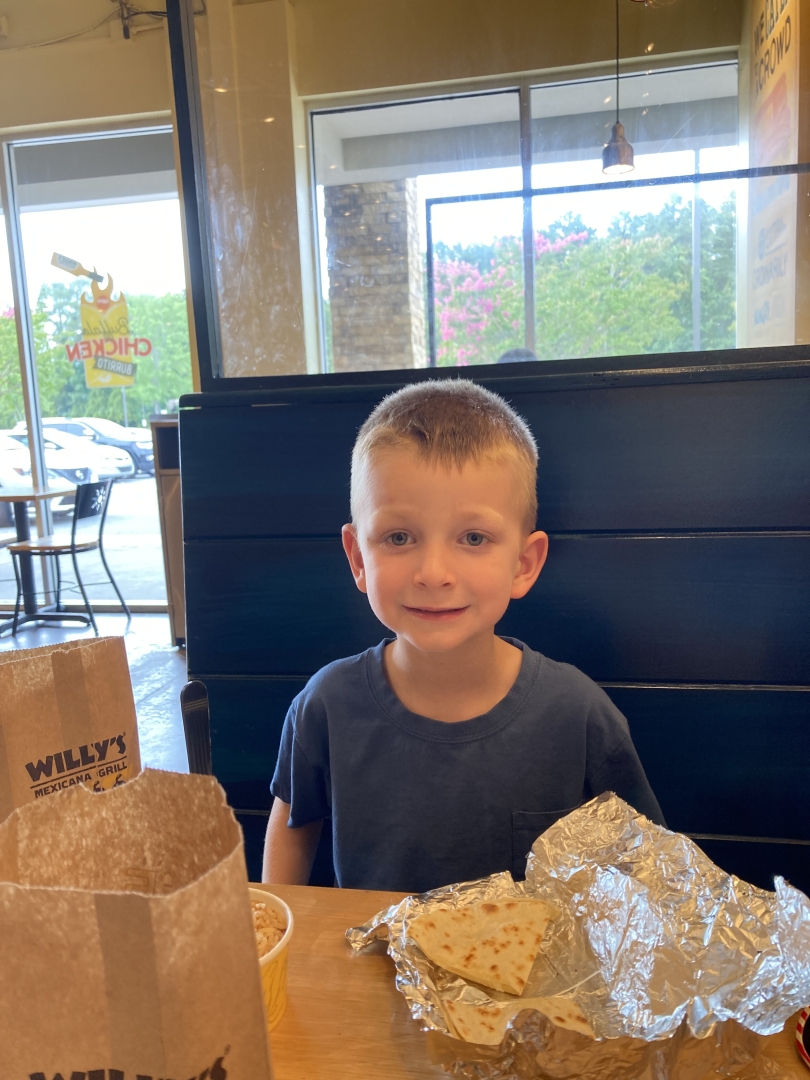 Dinner with one of my favorite kiddos! Dinner with one of my favorite kiddos!