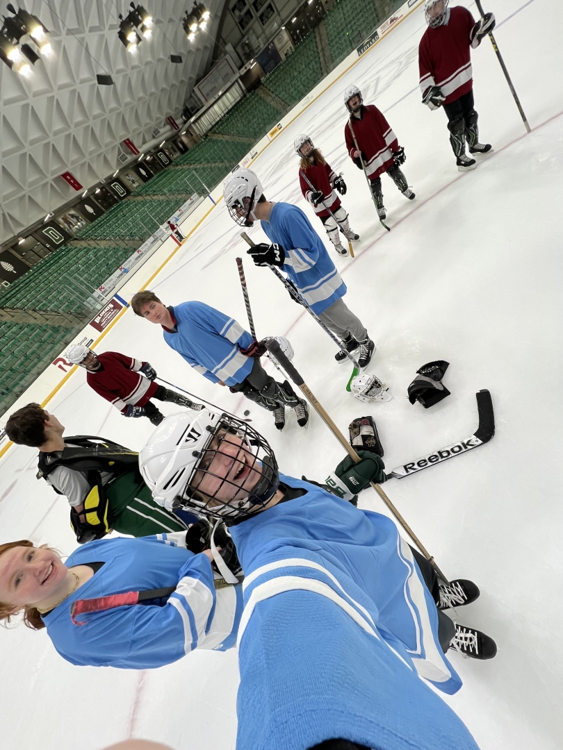 hockey selfie