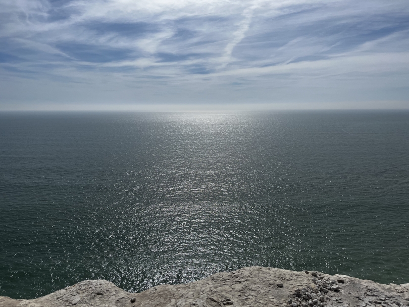 The southern coast of England off the Seven Sisters Cliffs An image of the south coast of England off the Seven Sisters Cliffs