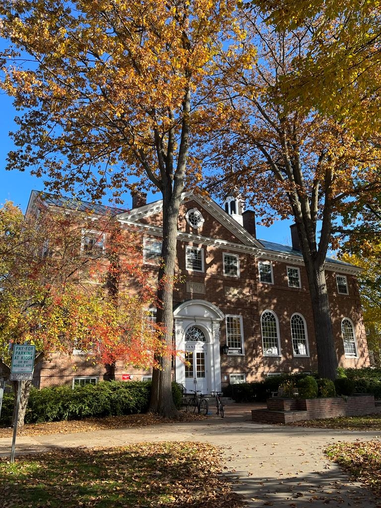 Sanborn Library in the Fall