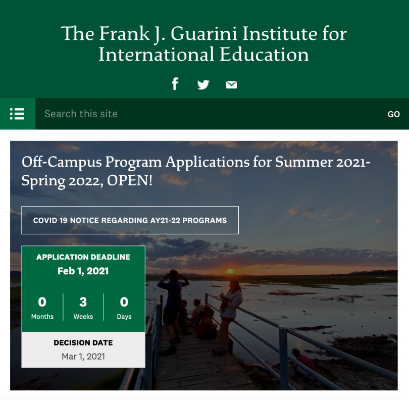 Guarini Institute Homepage