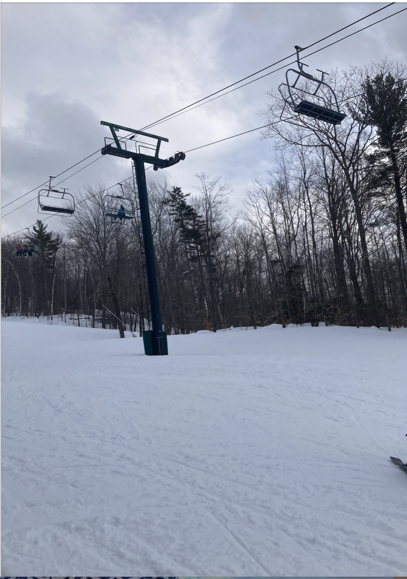 The ski lift offers beautiful scenery The ski lift offers beautiful scenery