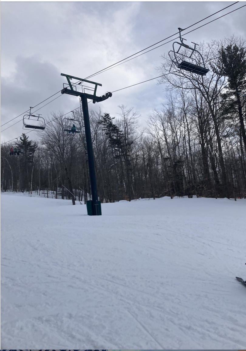 The ski lift offers beautiful scenery